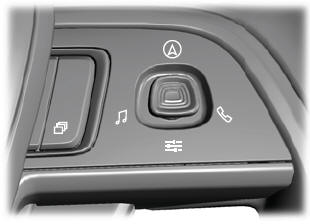 Lincoln Aviator. Information Display Control and Horn