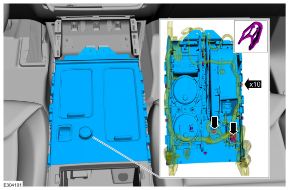 Lincoln Aviator - Removal and Installation - All Terrain Control Module ...