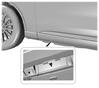 Lincoln Aviator. Tire Change Procedure